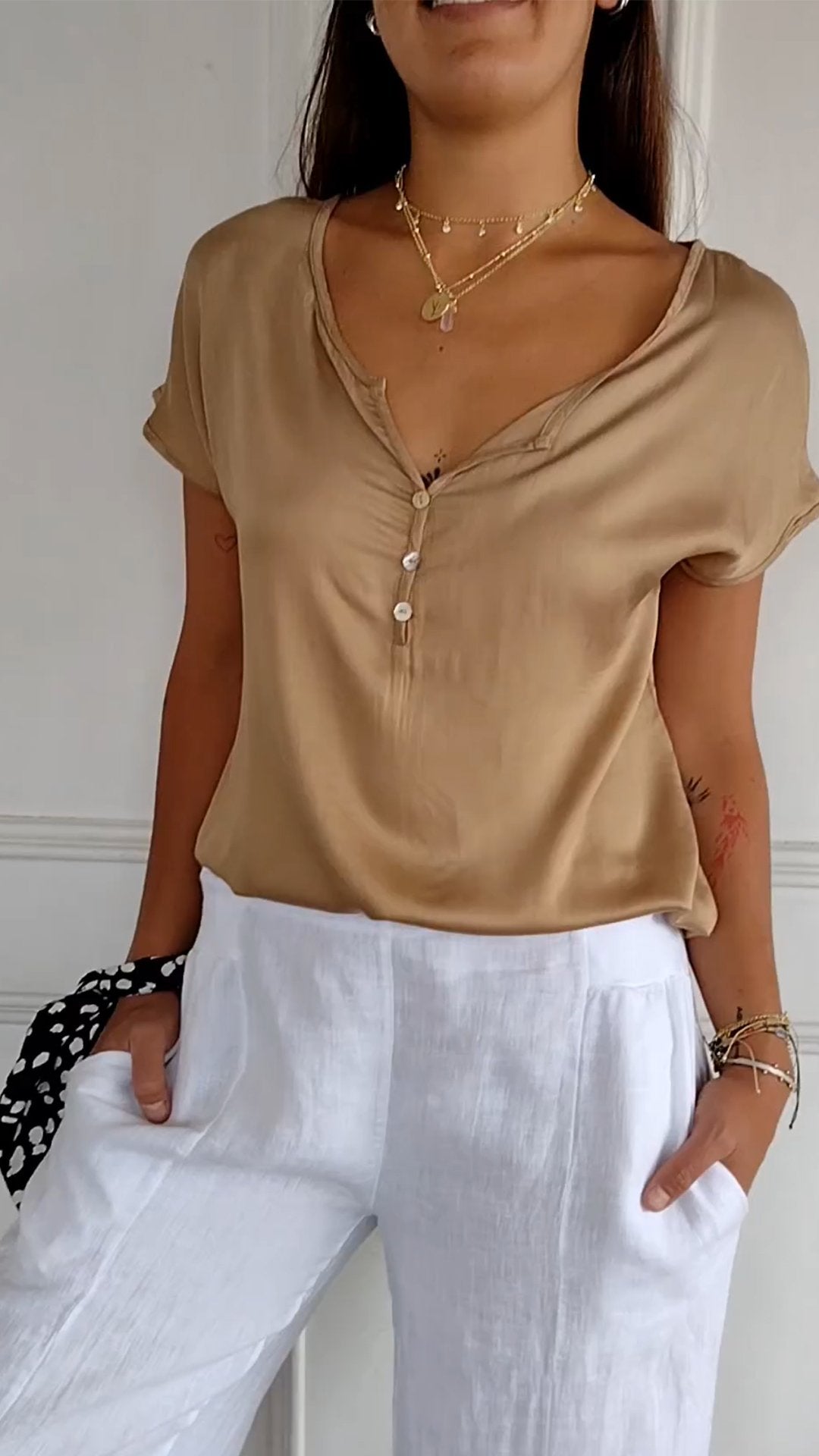 Cozy V-Neck Tee