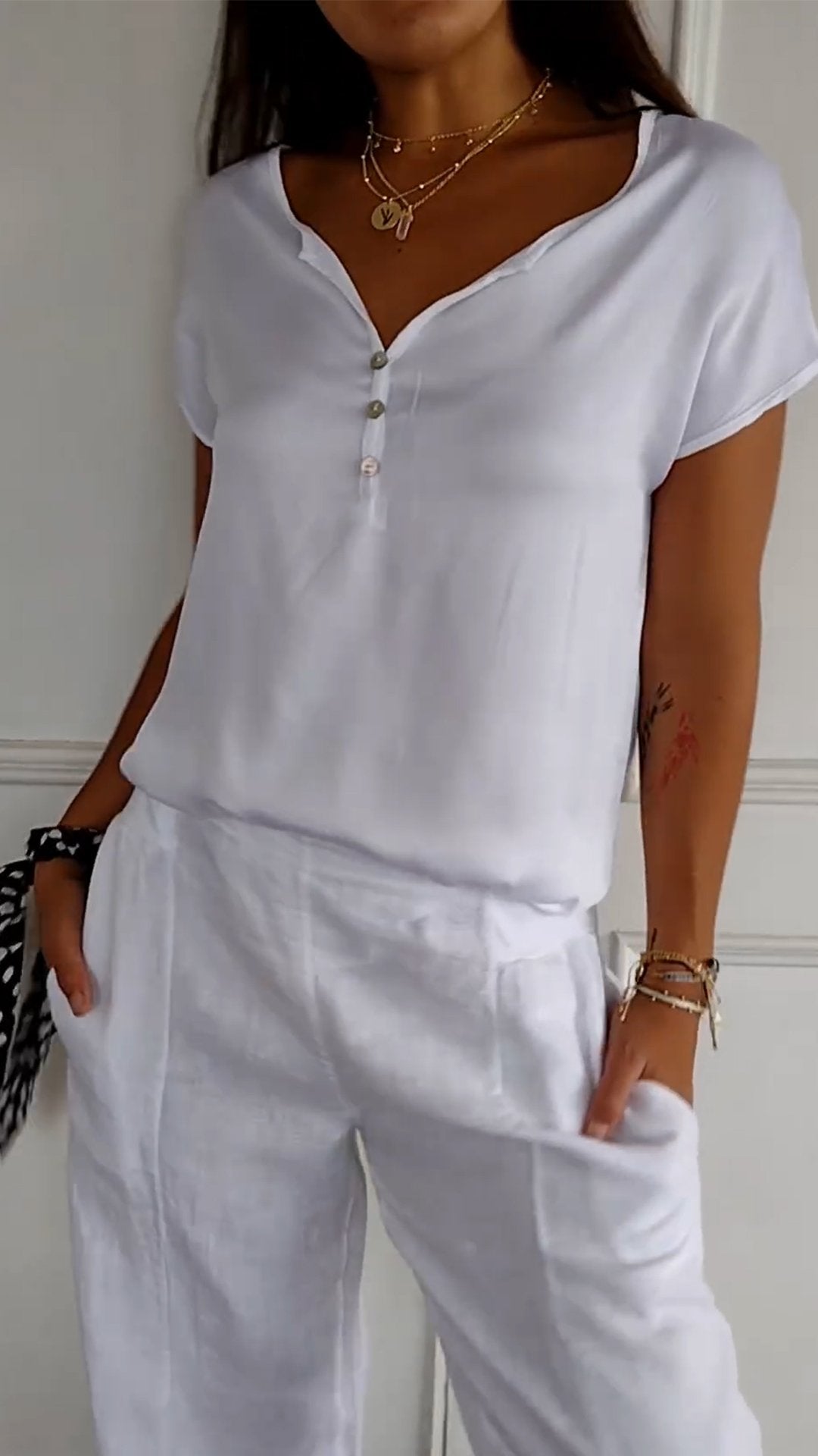 Cozy V-Neck Tee