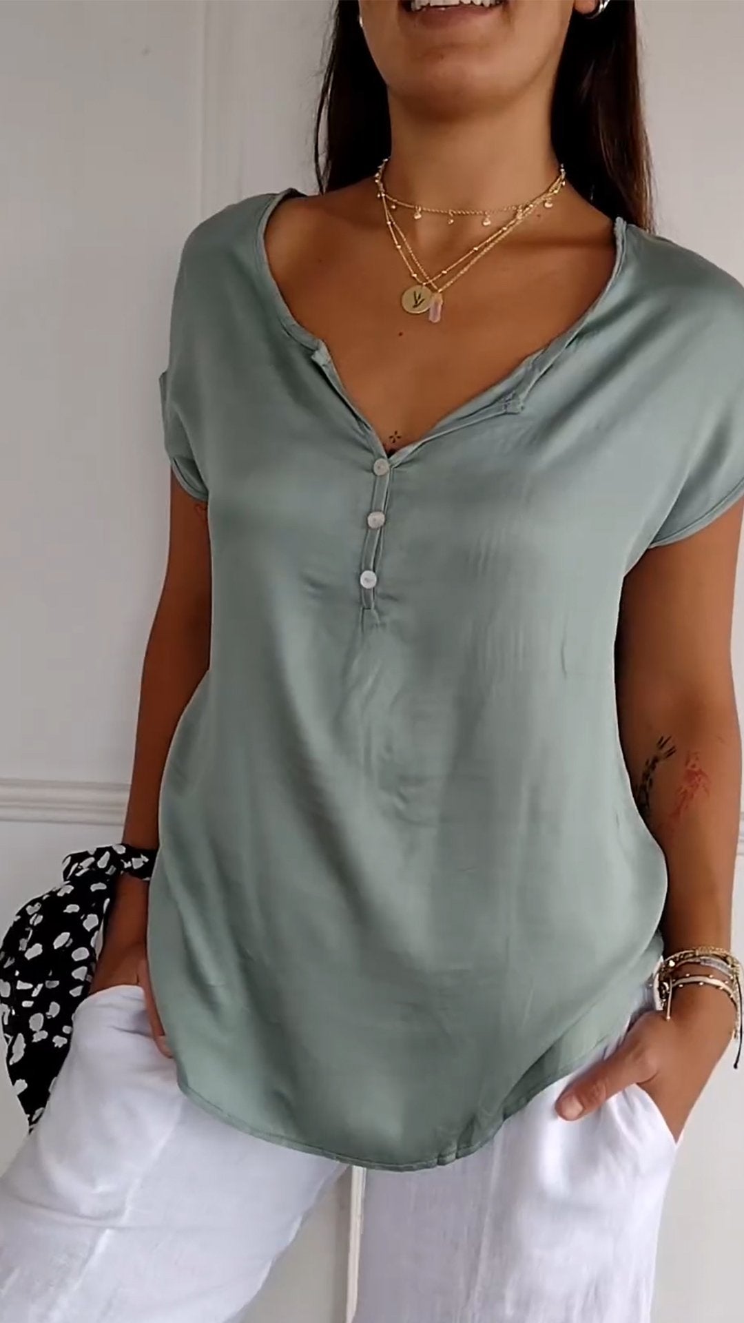 Cozy V-Neck Tee