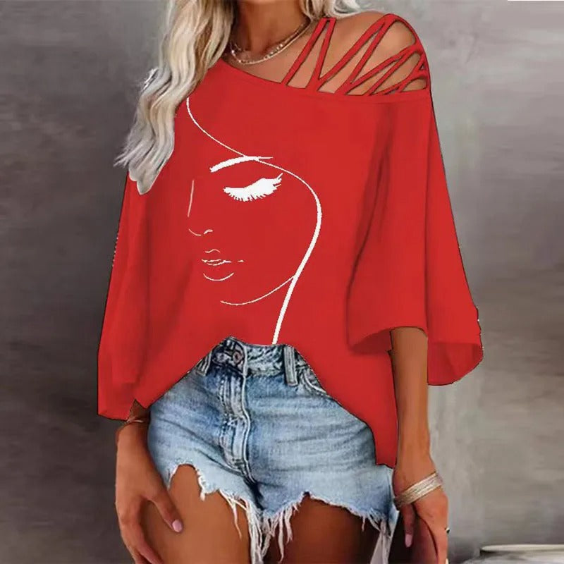 Patterned Women's Blouse