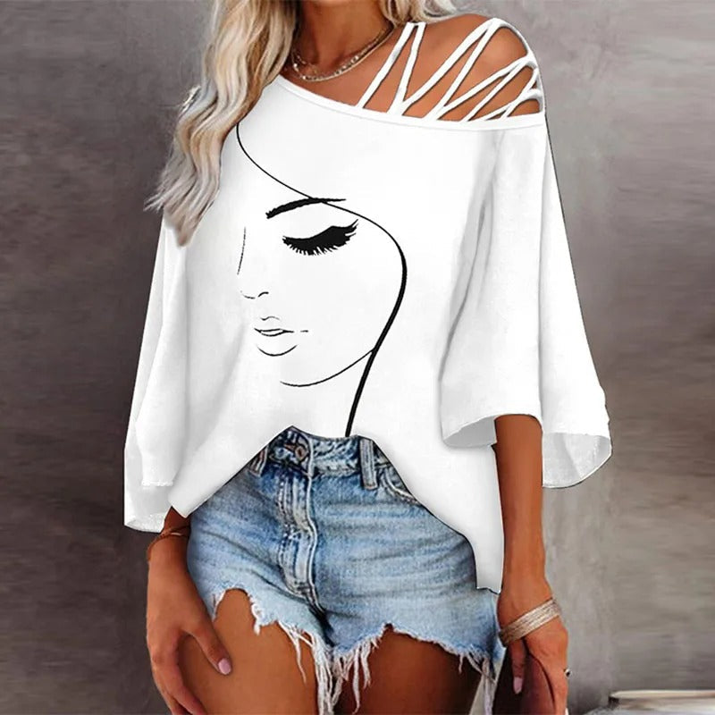 Patterned Women's Blouse